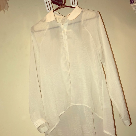Long Sleeve Chiffon Blouse - Picture 1 of 4
